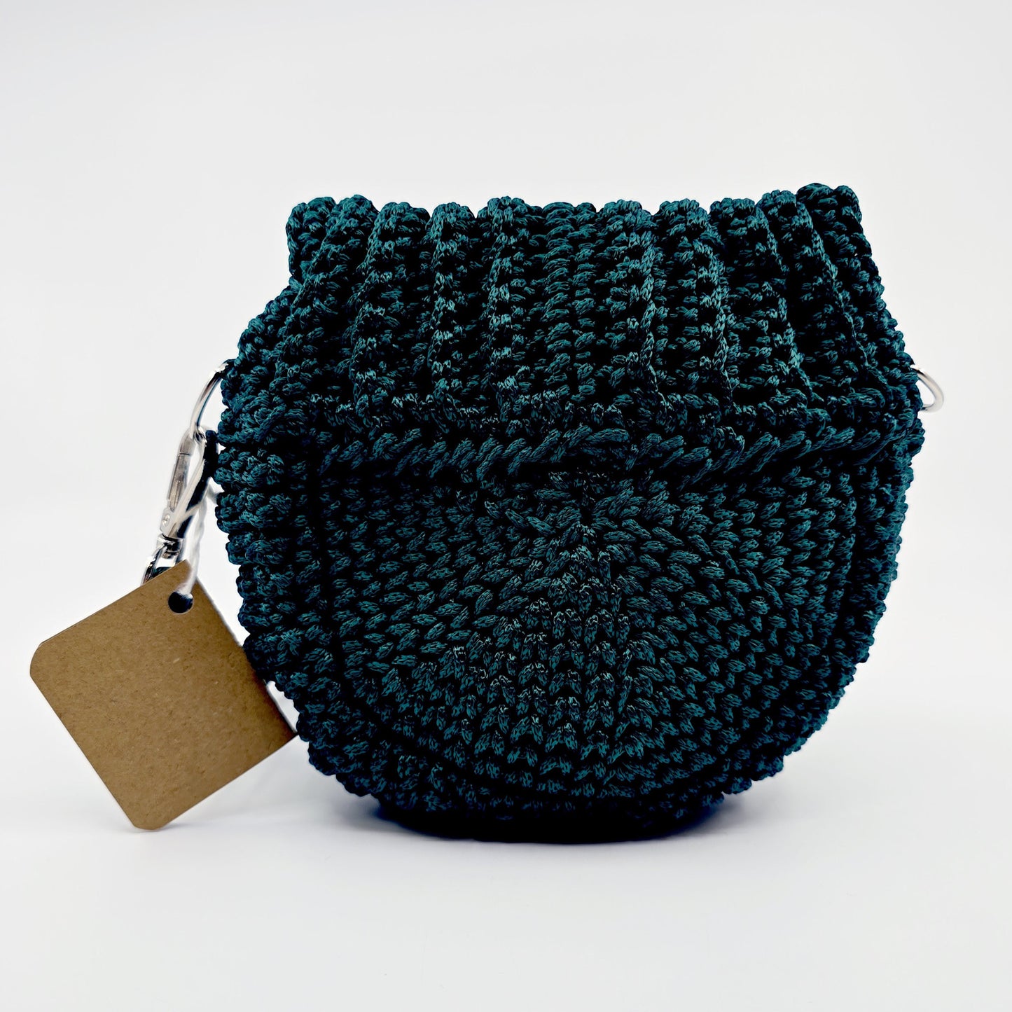 Sac au crochet fait main - Emeraude