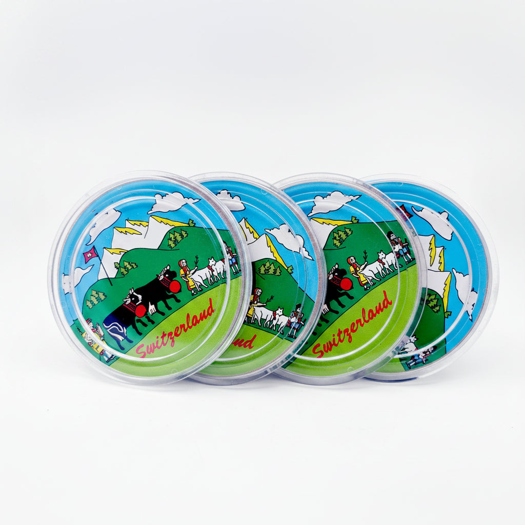 Dessous de verre Suisse (4 pièces)