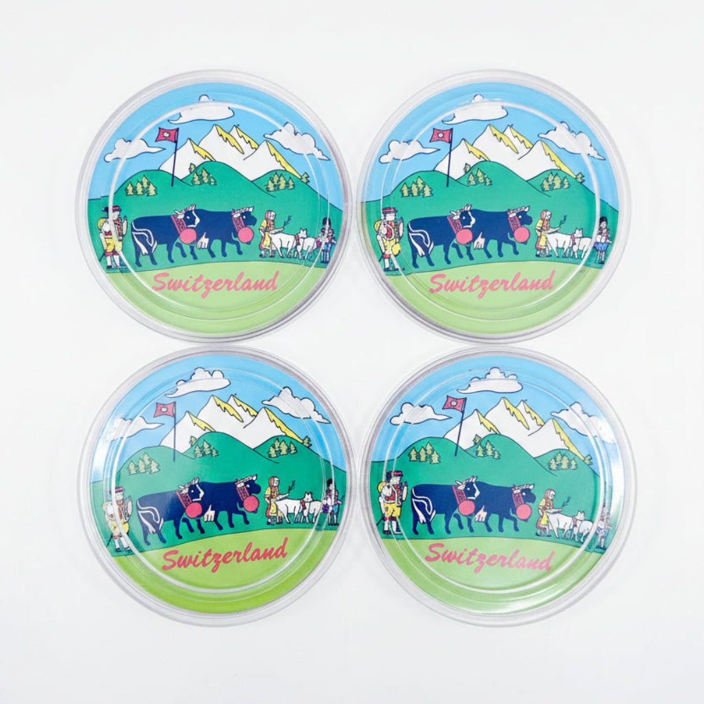Dessous de verre Suisse (4 pièces)