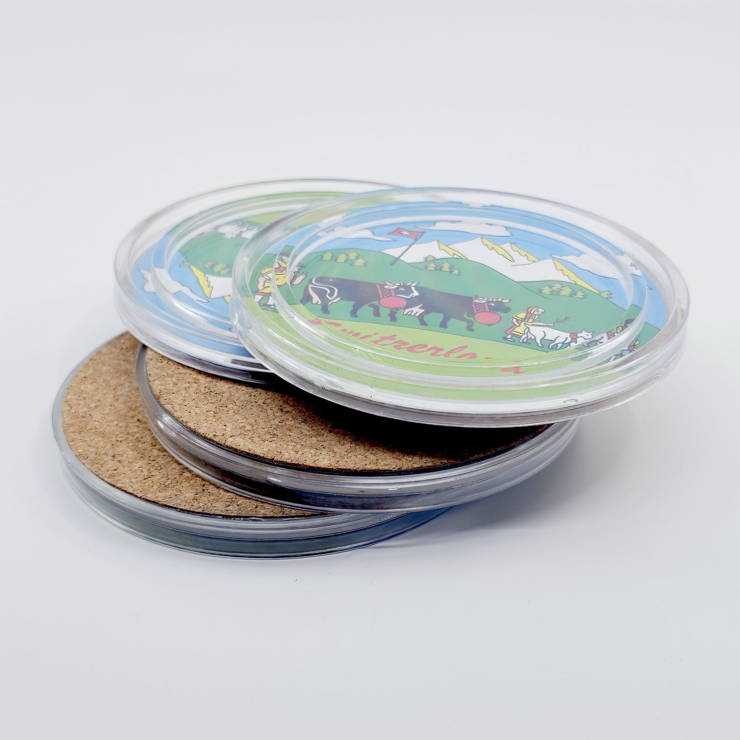 Dessous de verre Suisse (4 pièces)