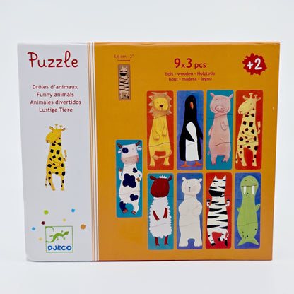 Puzzle drôles d’animaux de Djeco