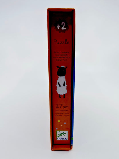 Puzzle drôles d’animaux de Djeco