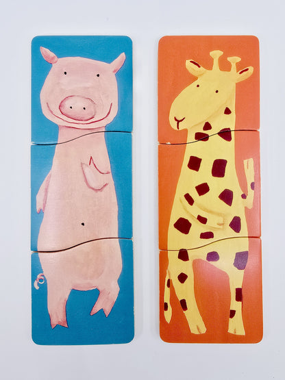 Puzzle drôles d’animaux de Djeco