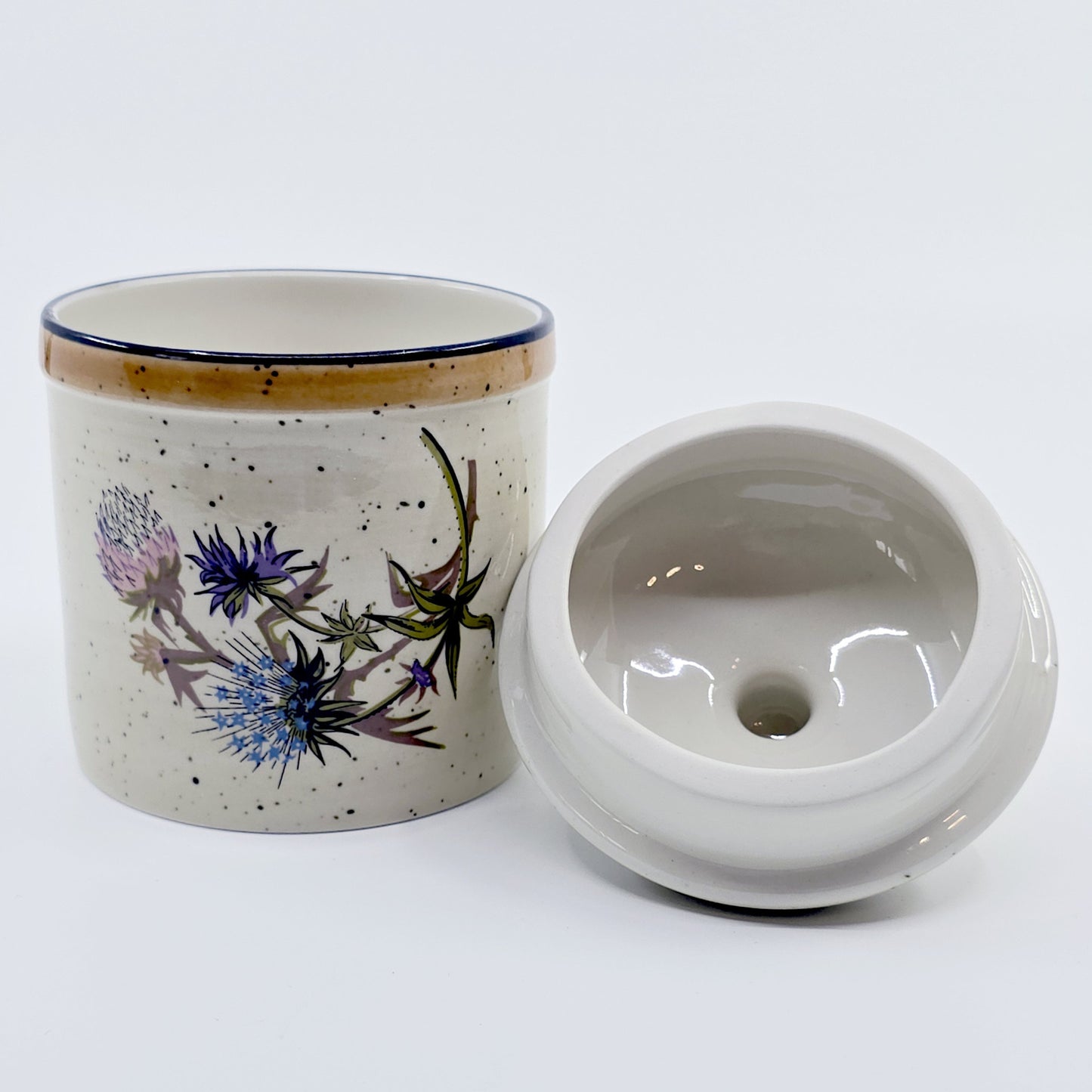 Duo de pots en grès - Chardon