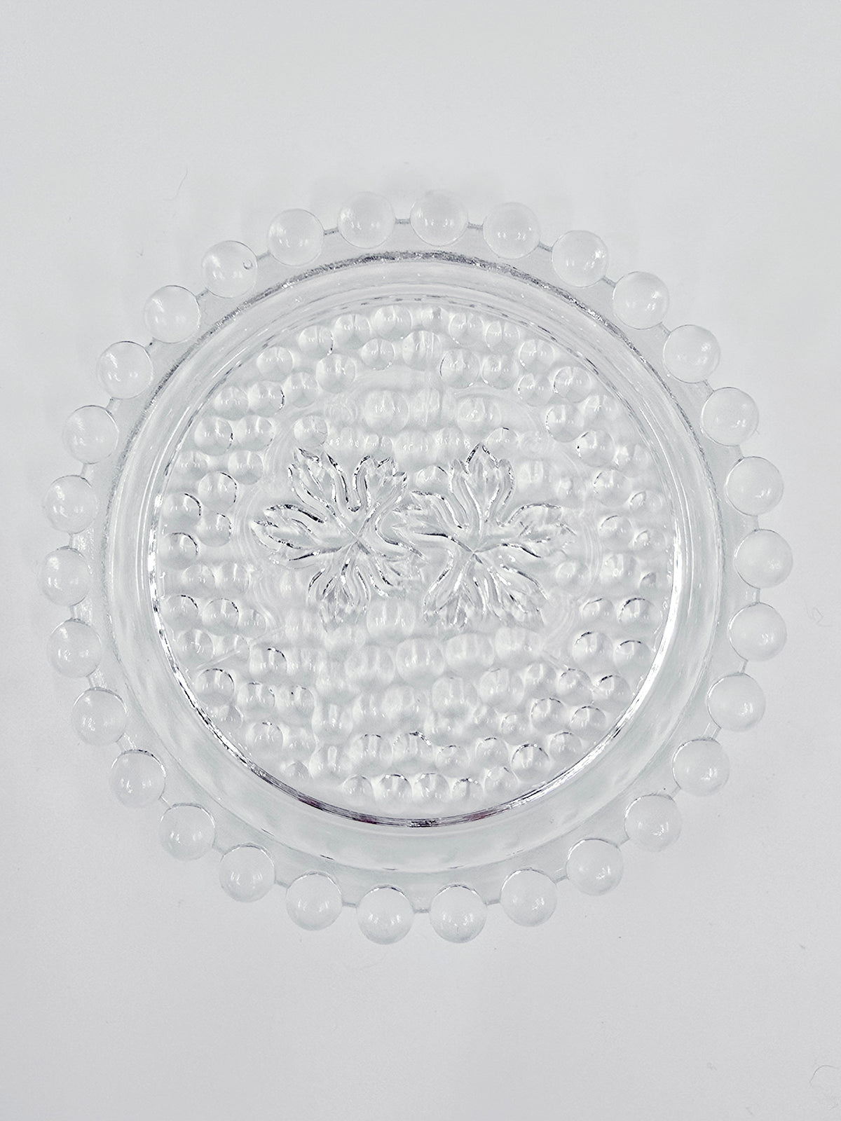 Dessous de bouteille en verre – Feuilles de vigne (1 pièce)