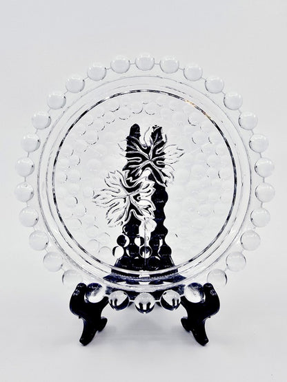 Dessous de bouteille en verre – Feuilles de vigne (1 pièce)