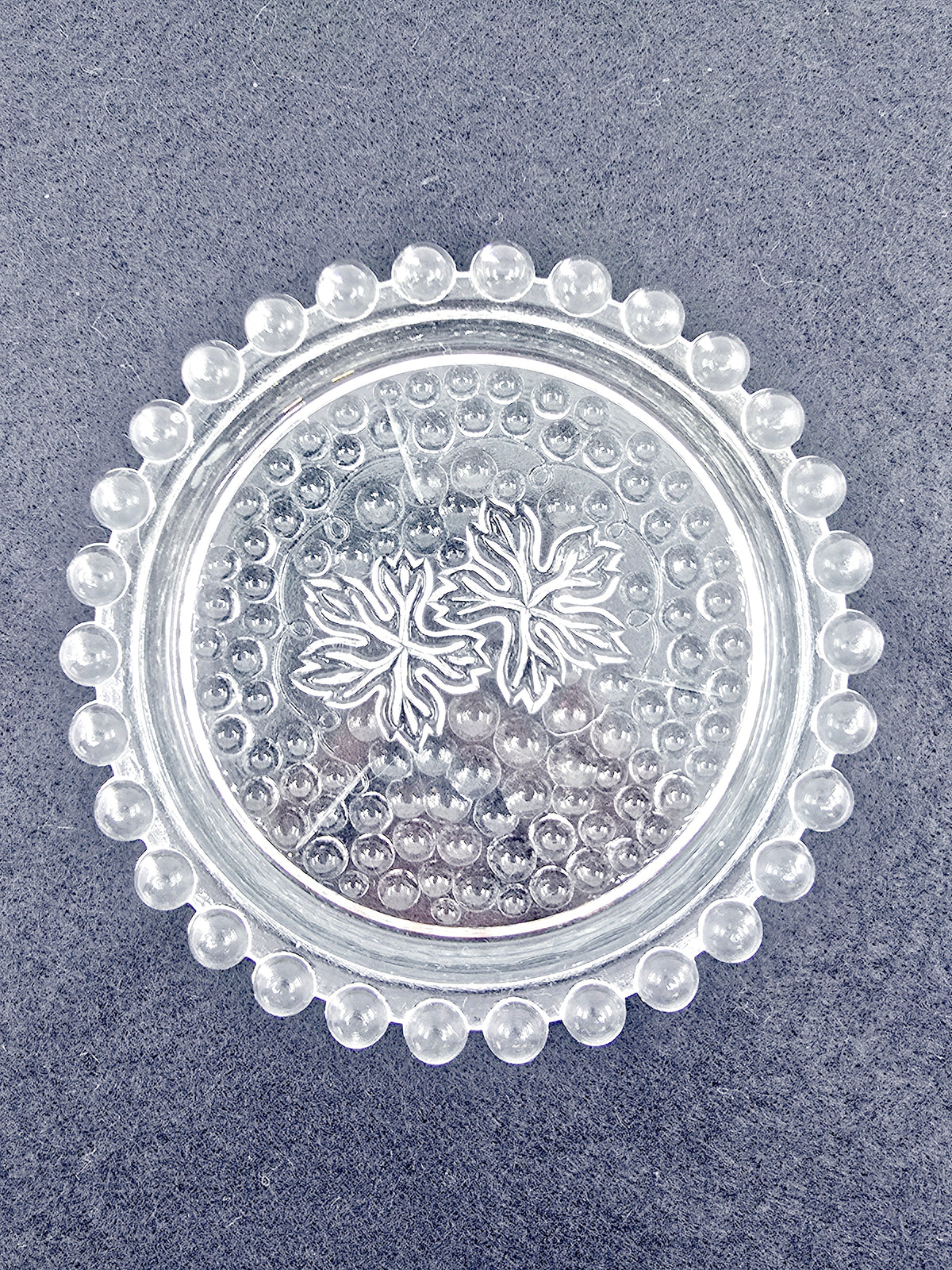 Dessous de bouteille en verre – Feuilles de vigne (1 pièce)