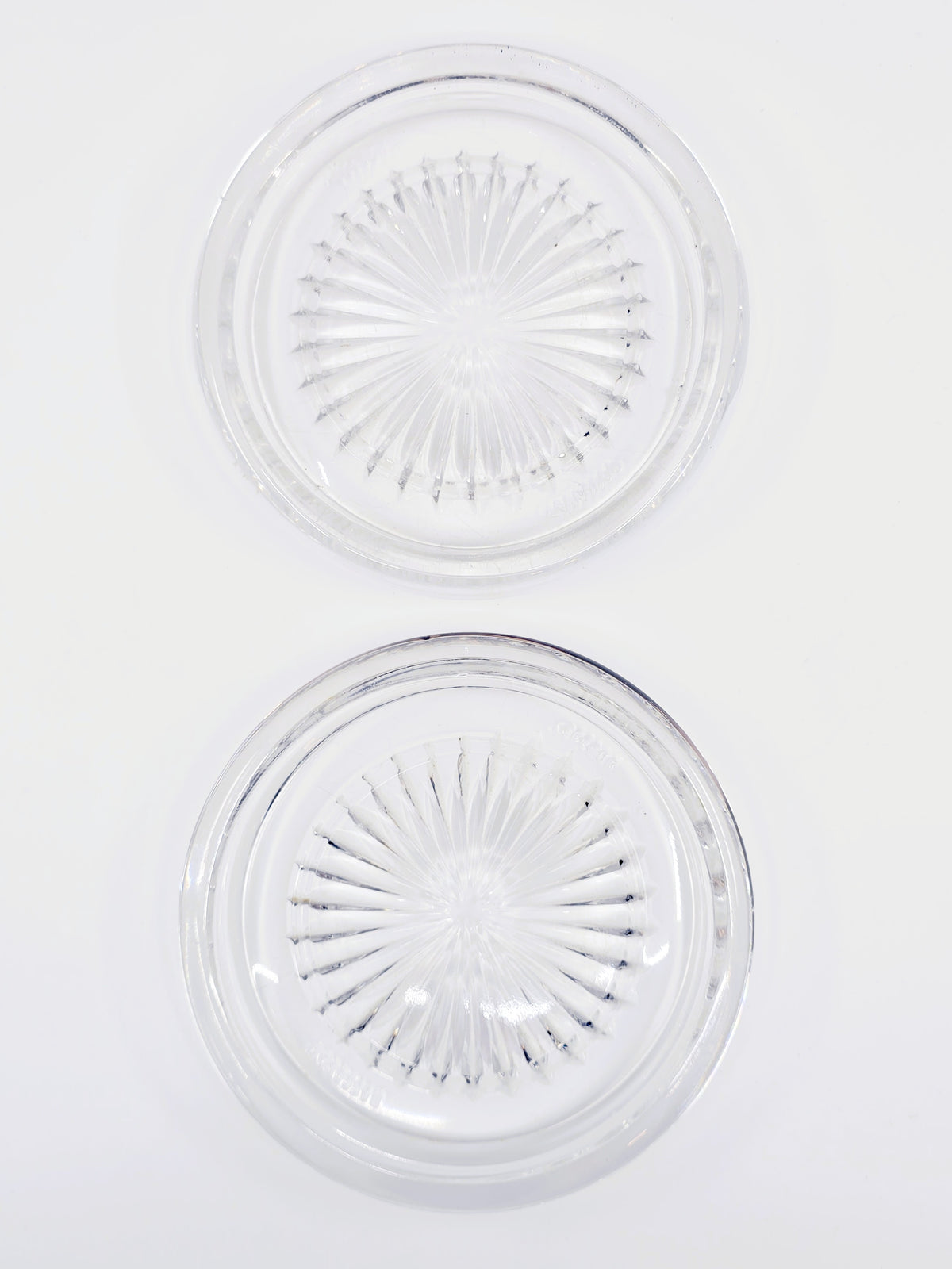 Dessous de bouteille Baccarat en cristal (2 pièces)