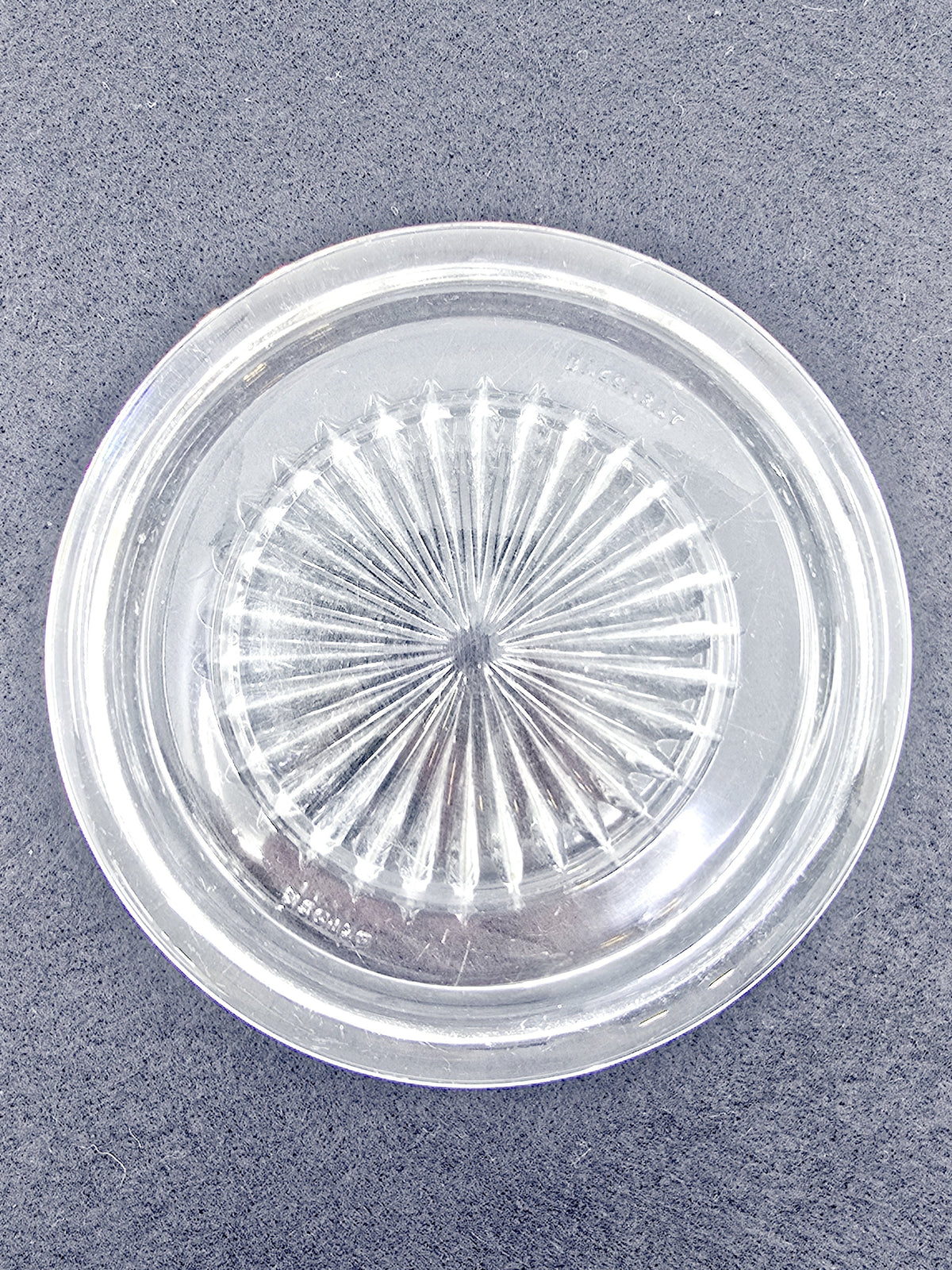 Dessous de bouteille Baccarat en cristal (2 pièces)