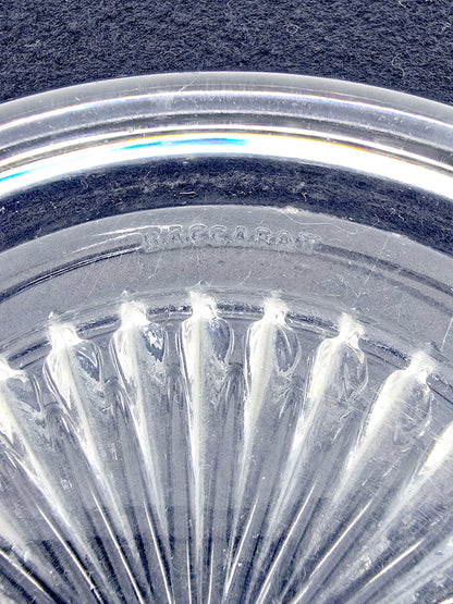 Dessous de bouteille Baccarat en cristal (2 pièces)