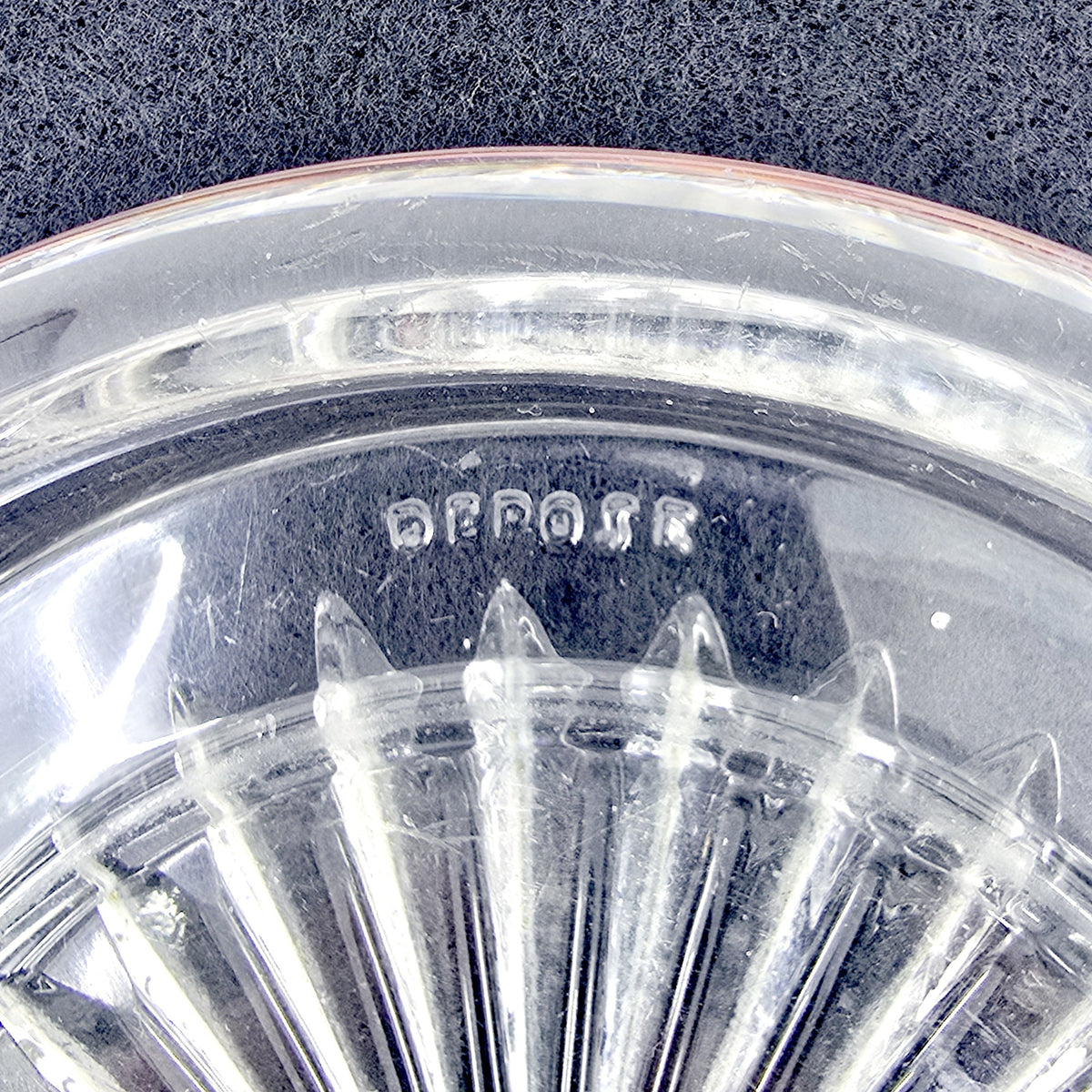 Dessous de bouteille Baccarat en cristal (2 pièces)