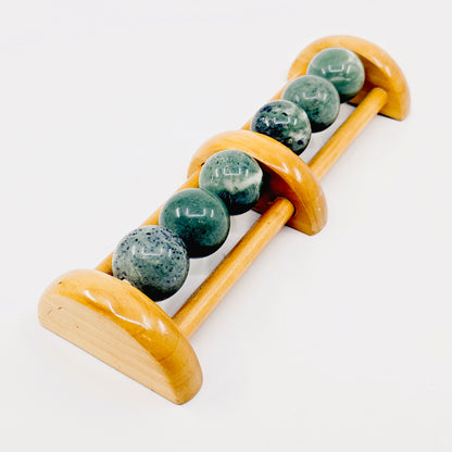 Masseur de pieds en bois - 6 billes