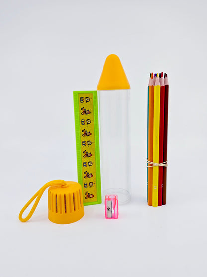 Crayon géant avec accessoires de coloriage (15 pièces)