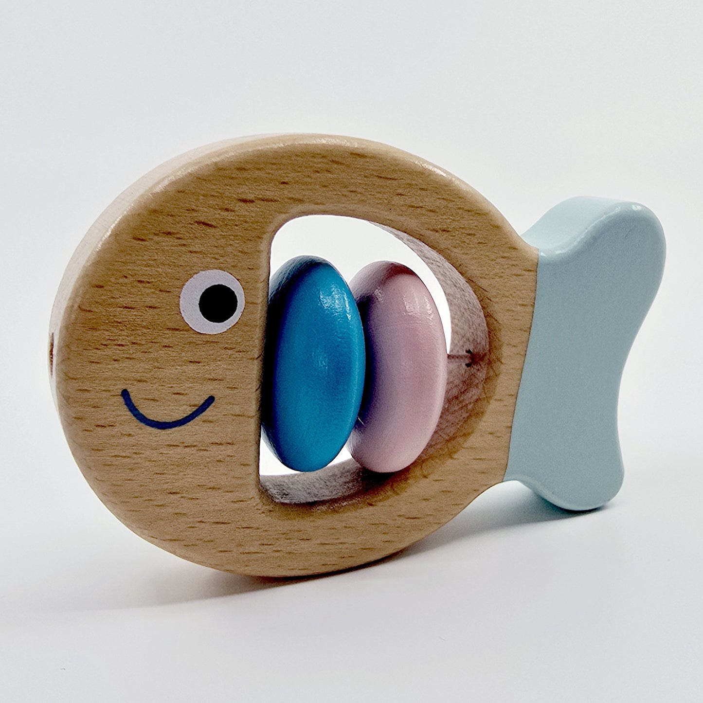 Hochet poisson en bois