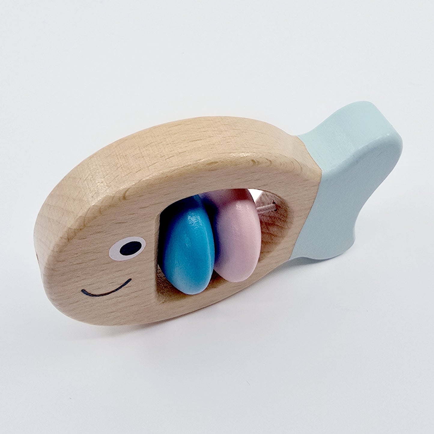 Hochet poisson en bois