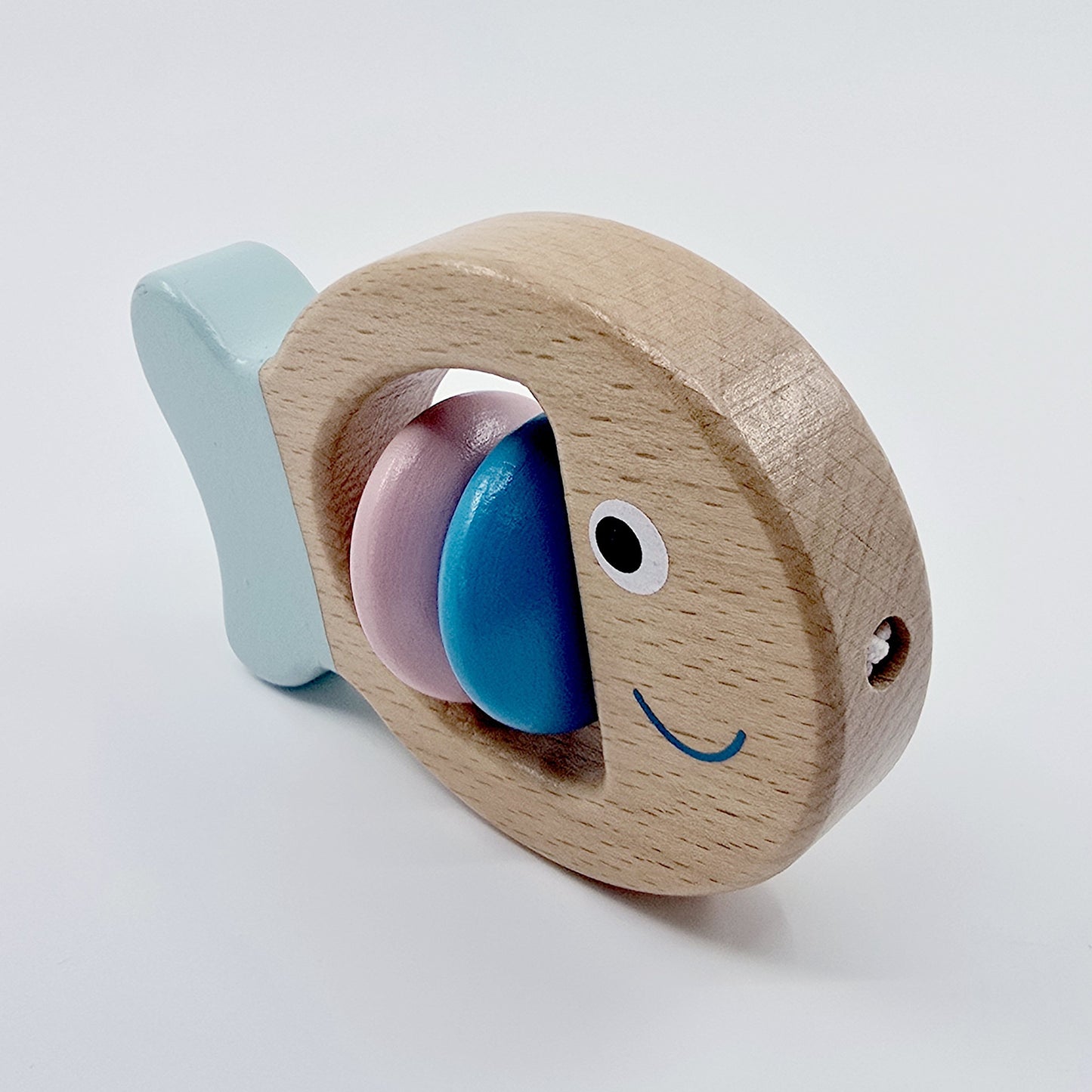 Hochet poisson en bois