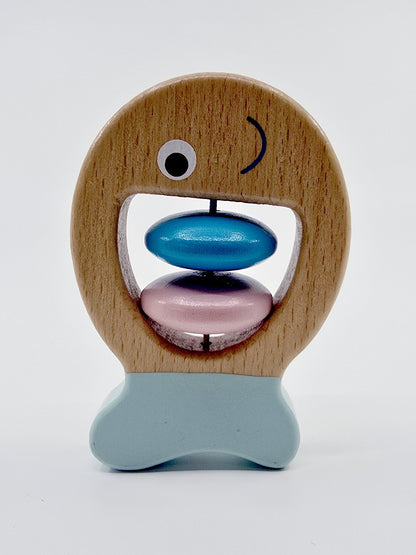 Hochet poisson en bois