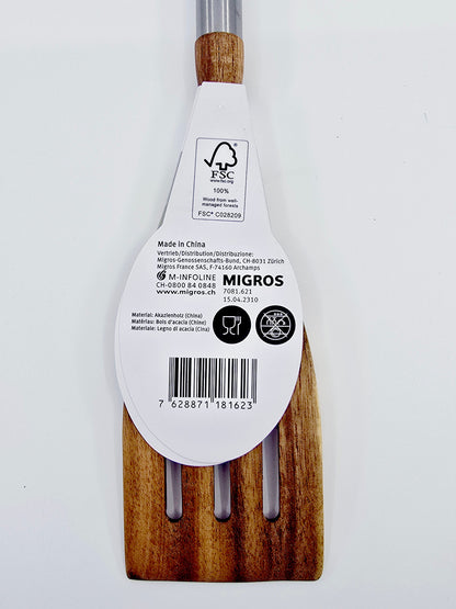 Spatule et cuillère en bois d’acacia (modèle 2)