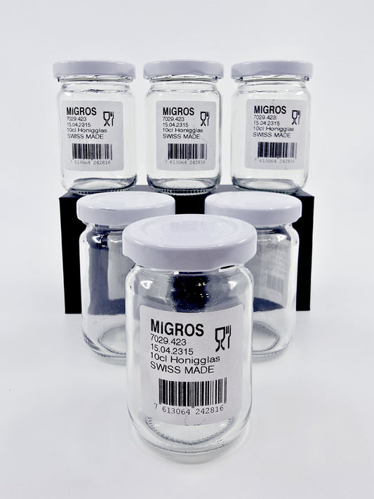 Bocaux en verre 10 cl (6 pièces)