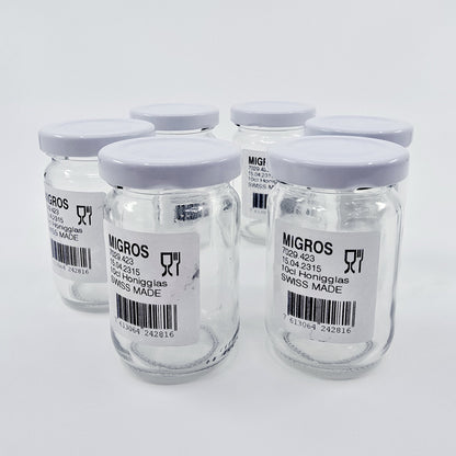 Bocaux en verre 10 cl (6 pièces)