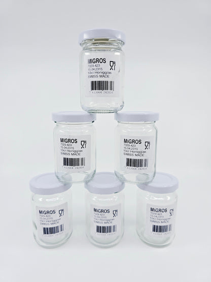 Bocaux en verre 10 cl (6 pièces)