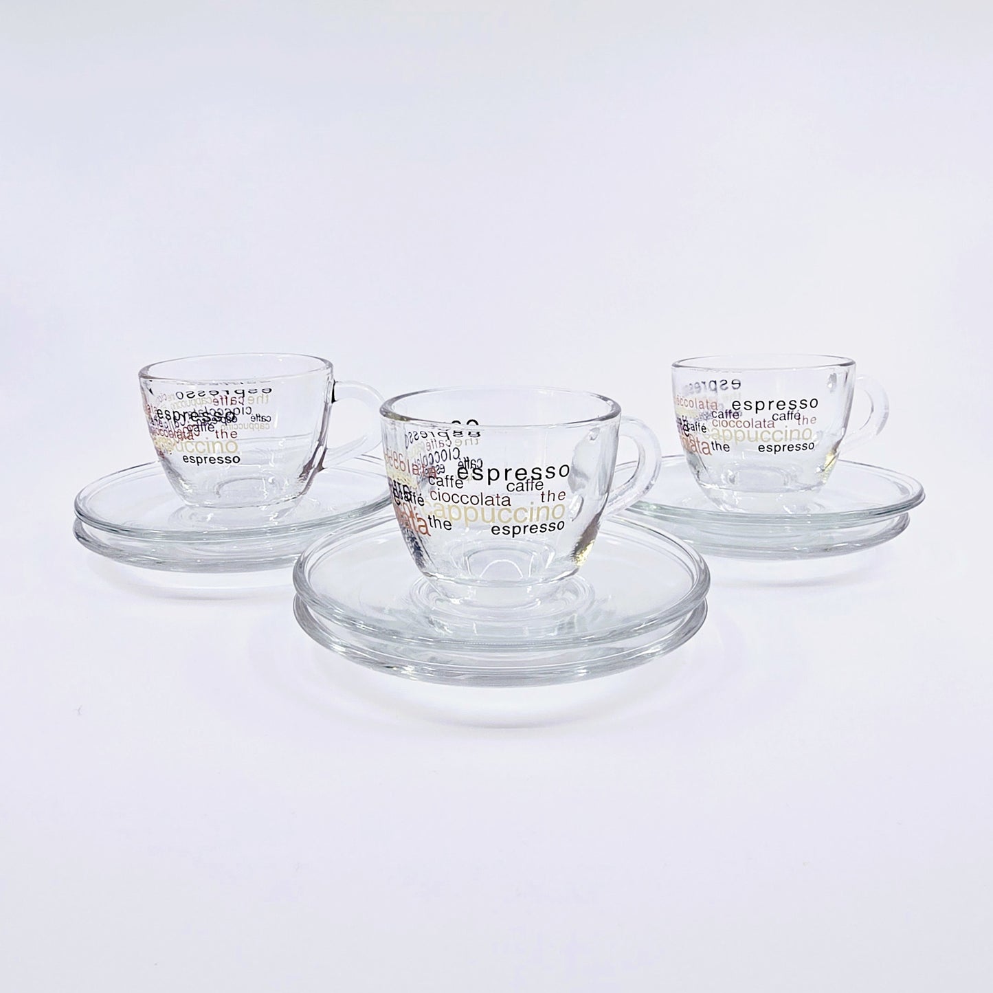 Tasses et sous-tasses Cioccolata (2x6 pièces)