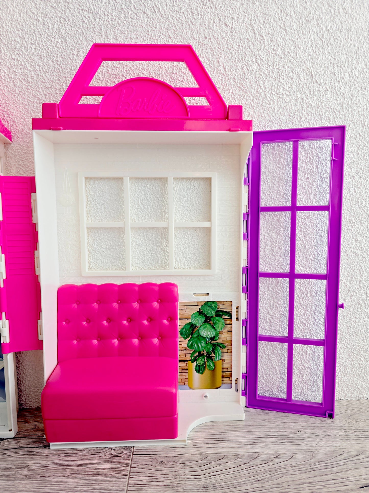 Maison de Barbie pliable (avec 2 poupées Barbie)