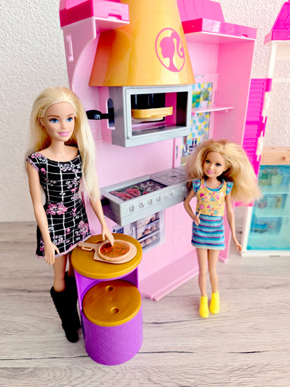 Maison de Barbie pliable (avec 2 poupées Barbie)