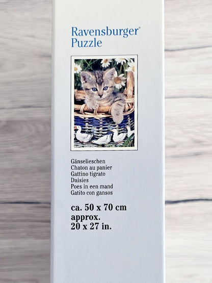 Puzzle - Chaton au panier