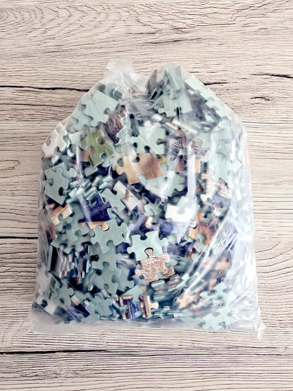 Puzzle - Chaton au panier