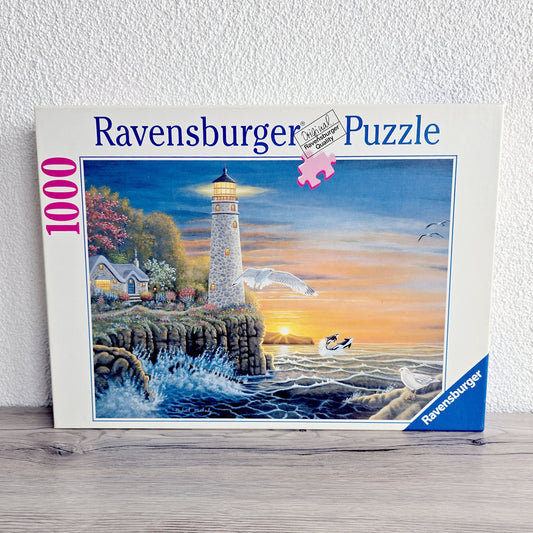 Puzzle  - Phare au soleil couchant