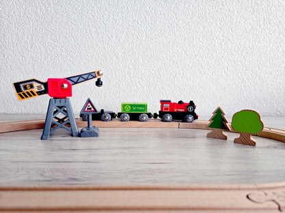 Circuit train en bois Hape – Livraison de marchandises