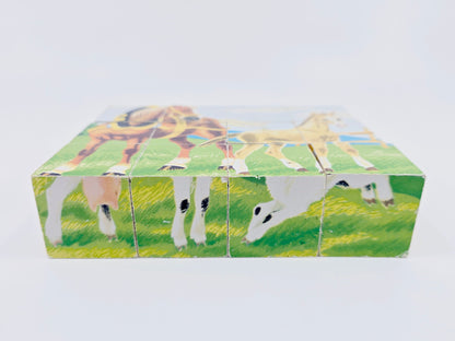 Puzzle cube – Les animaux de la ferme