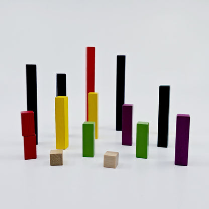 Bâtons de calcul Montessori en bois - Mondo