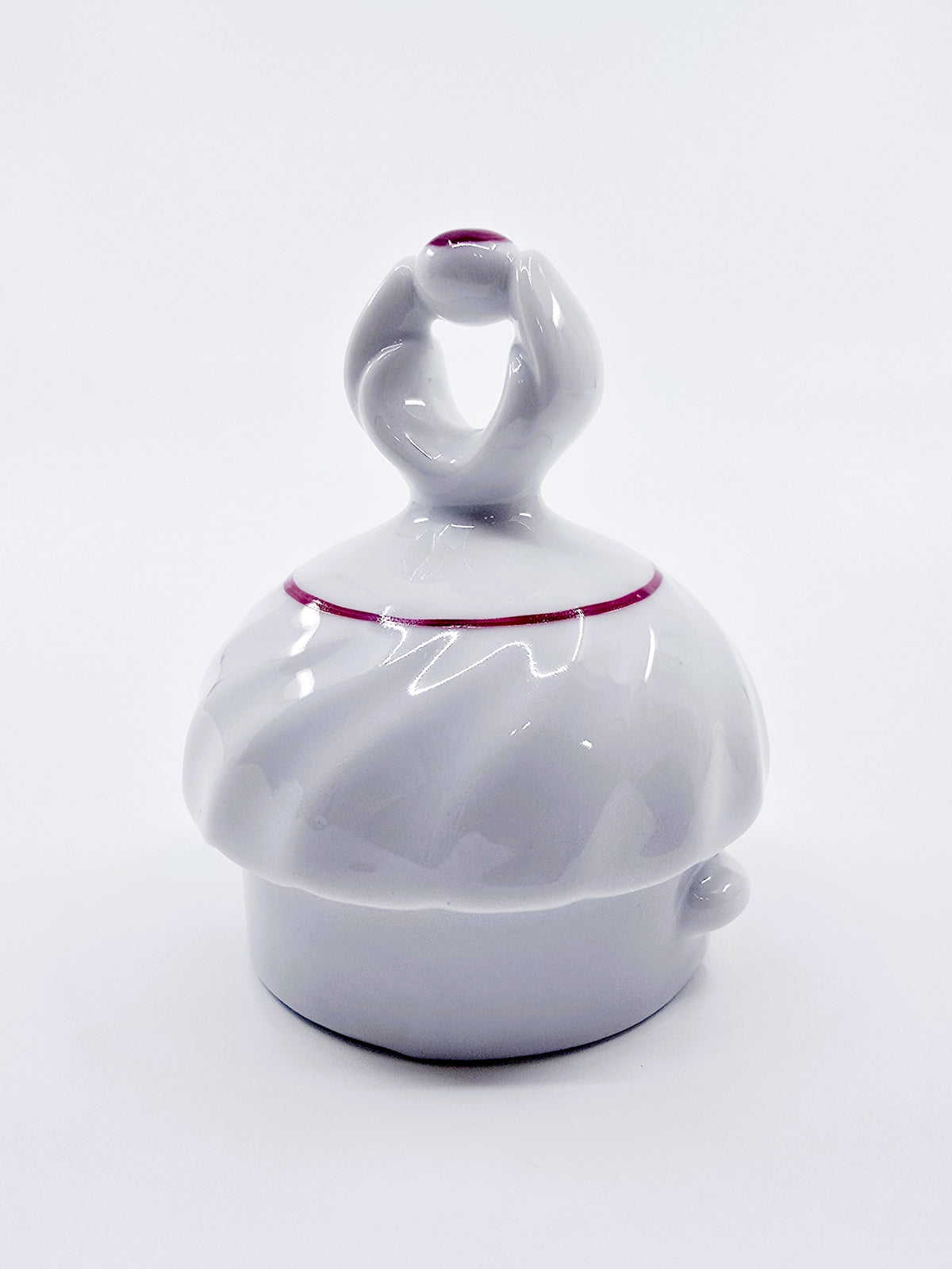 Théière en porcelaine blanche