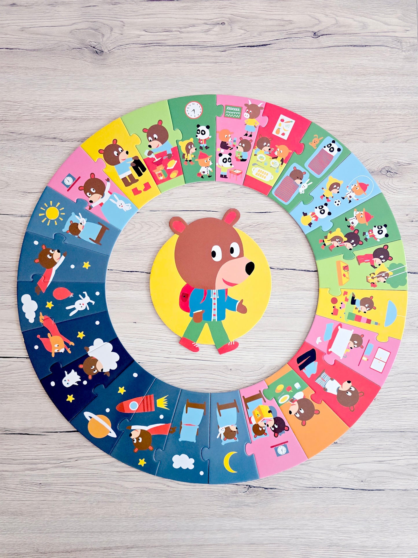 Puzzle géant – La journée