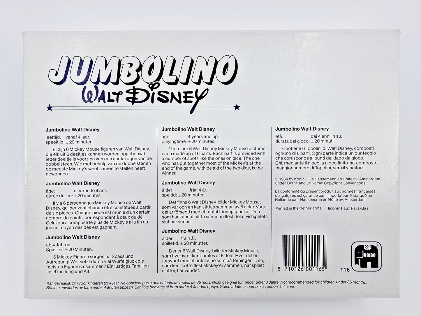 Jumbolino Walt Disney