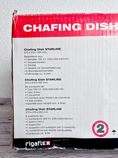 Chauffe-plat professionnel en inox