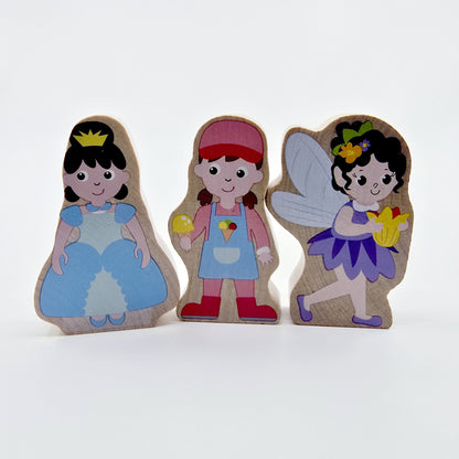 Circuit en bois – Village enchanté