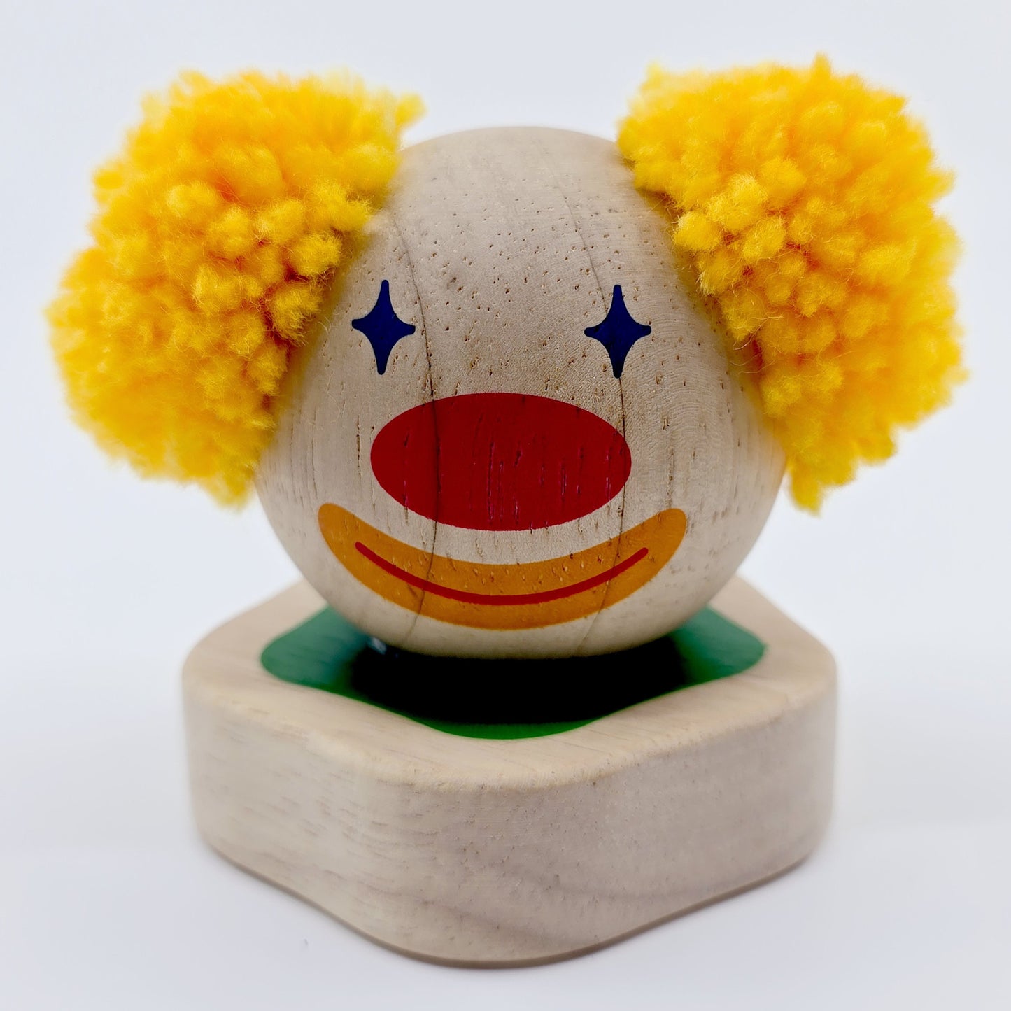 Clown à empiler en bois