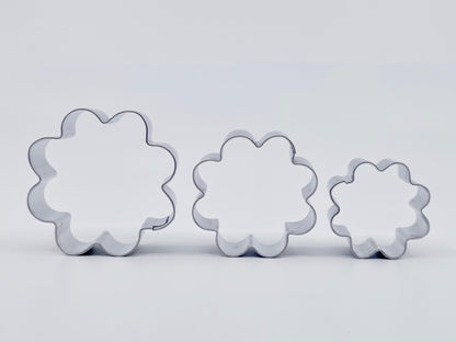 Trio d’emporte-pièces – fleur ondulée