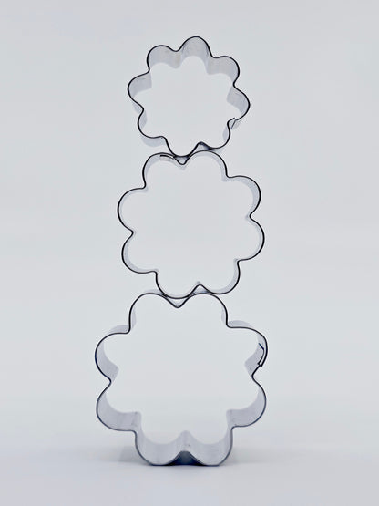 Trio d’emporte-pièces – fleur ondulée