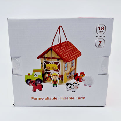 Ferme pliable en bois