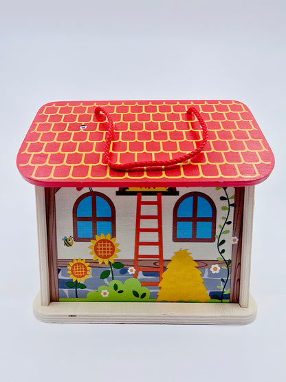 Ferme pliable en bois