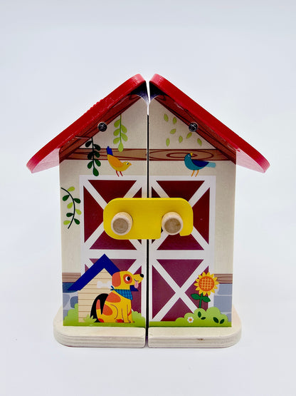 Ferme pliable en bois