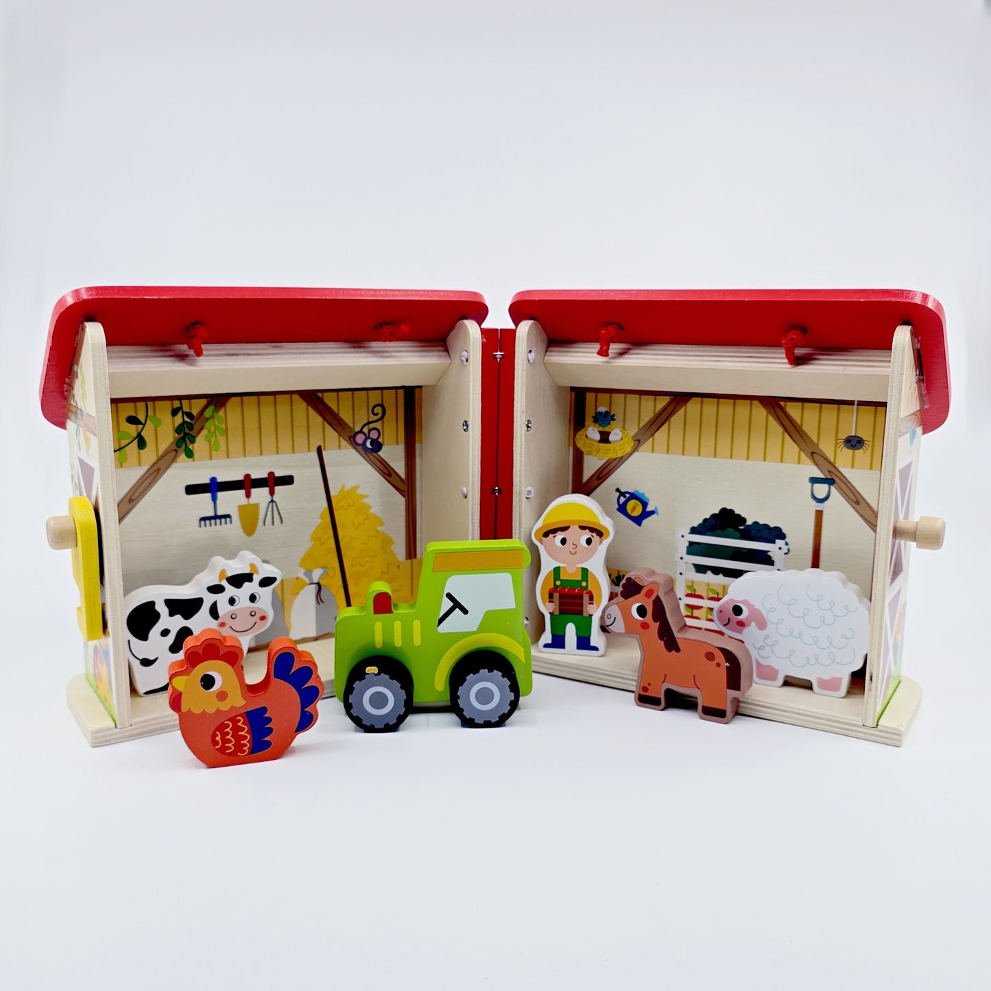 Ferme pliable en bois