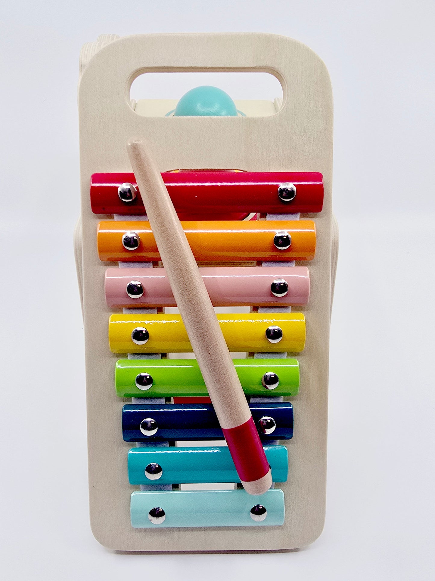 Jouet musical en bois – Xylophone & jeu à marteler