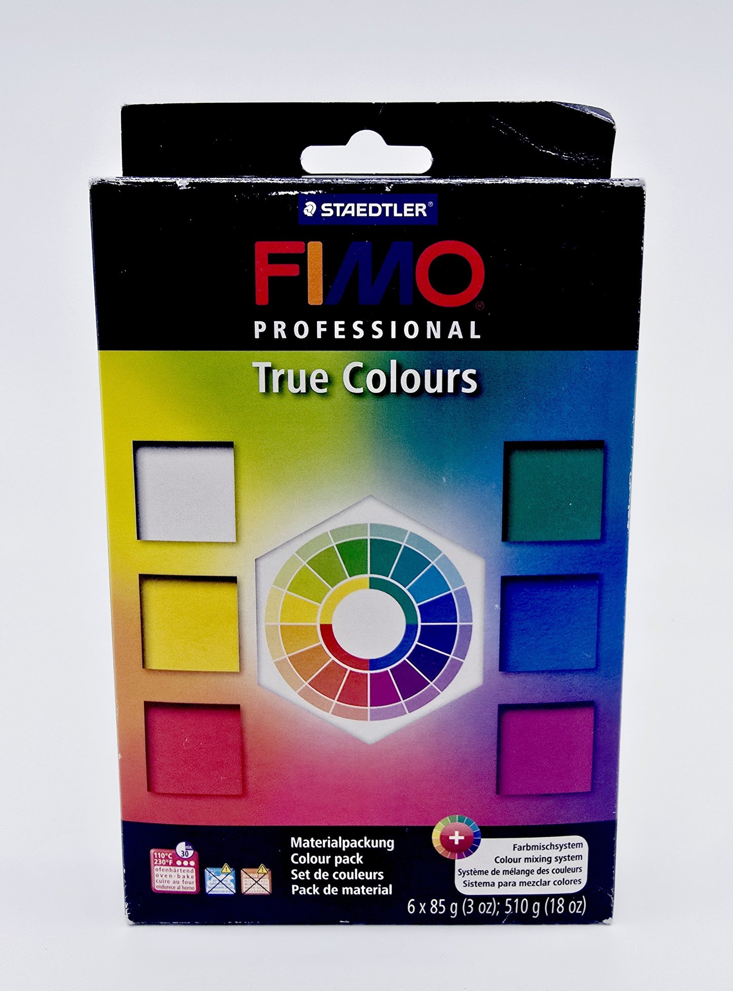FIMO Professional True Colours STAEDTLER – Coffret de 6 couleurs