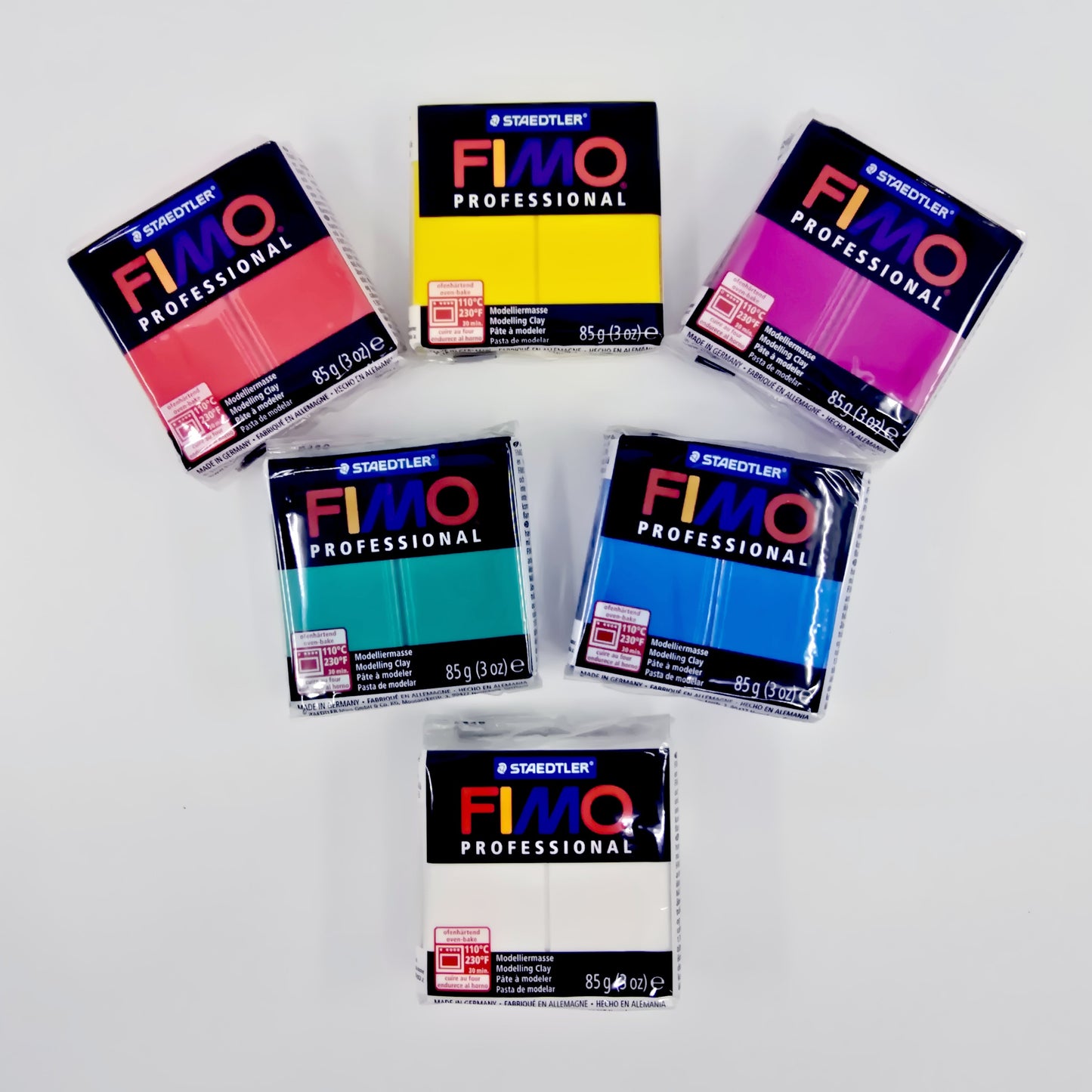 FIMO Professional True Colours STAEDTLER – Coffret de 6 couleurs