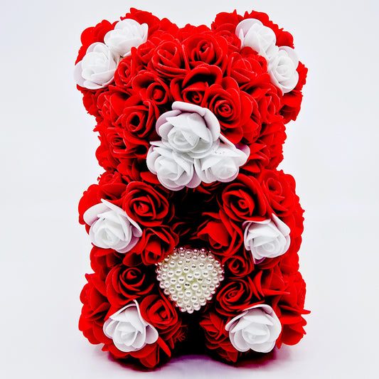Nounours en roses - Roméo